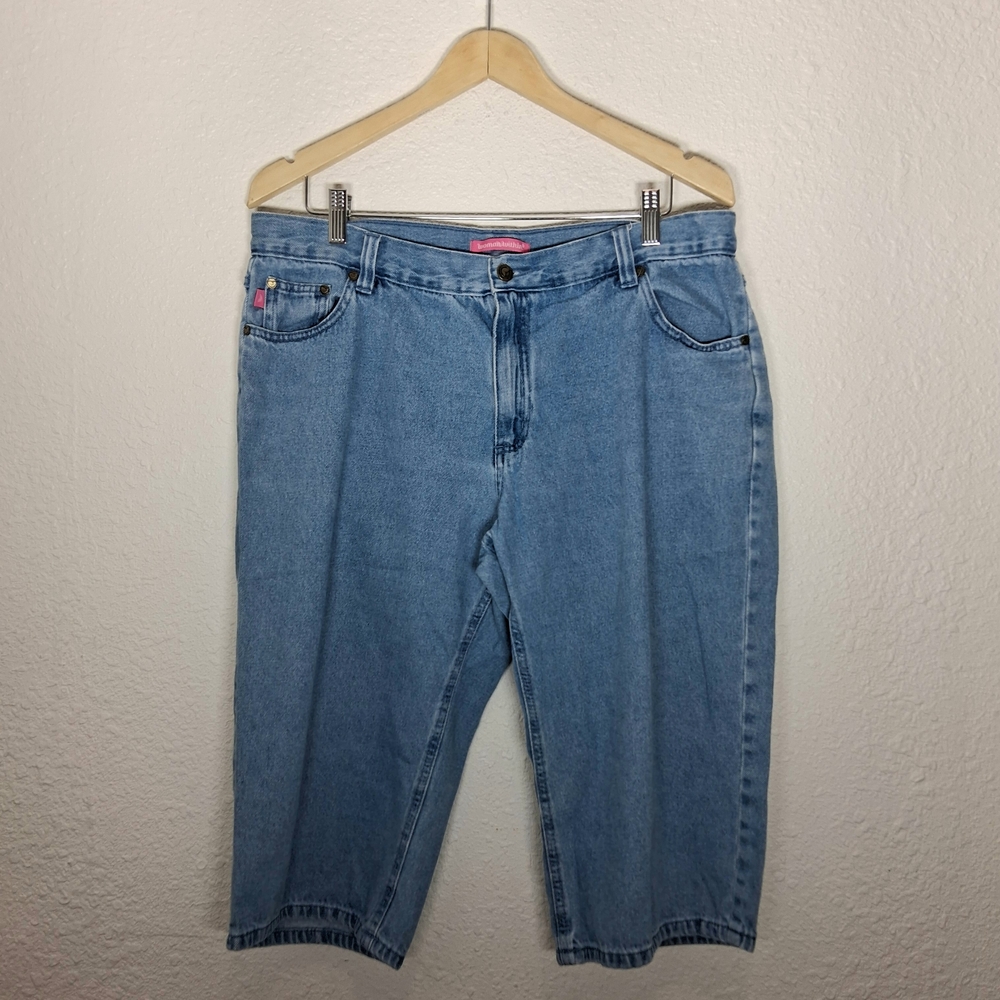 Woman Within Capri Denim Jeans : Size 18WP : Natural Fit : RN# 88842